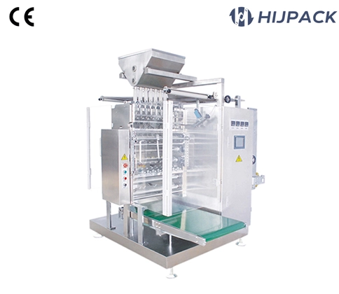 Máquina de embalagem de grânulos multilane e de quatro lados com vedação DXDK900